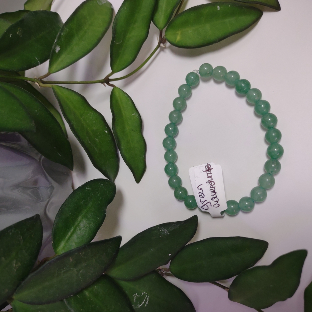 Green Aventurine Beaded Bracelet - Picture 2 of 2